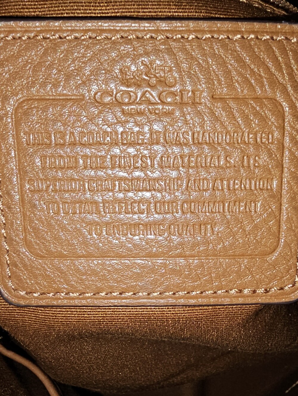 Coach Ava II Pebble Leather Tote D1648 F37216 READ - Picture 8 of 15